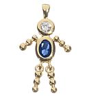 Boy Birthstone Charm