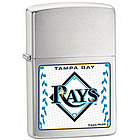 Tampa Bay Rays Satin Chrome Zippo Lighter