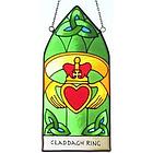 Claddagh Ring Stained Glass