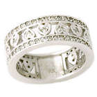 Byzantine Diamond Heart Band