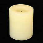 Round Champagne Battery Operated Candle