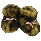 Missy Mink with Pink Bow Girl Baby Booties