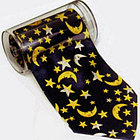 Navy Blue Celestial Tie with Travel Caddy