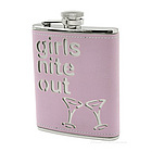 Girls Nite Out Pink Flask