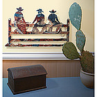 Cowboy Metal Wall Art