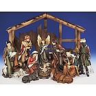 Resin Nativity with Stable