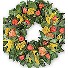 16" Chinese Lantern Wreath