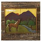 Secretariat, Retired Recycled Wall Art