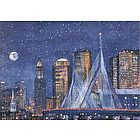 Zakim Bridge, Boston Note Cards