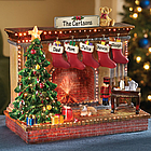 Personalized Fiber Optic Christmas Fireplace