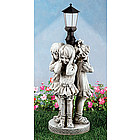 Solar Nostalgic Garden Sculpture-See, Hear and Say No Evil