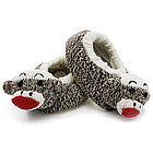Baby Sock Monkey Slippers