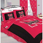 Nebraska Cornhuskers Twin Bed-in-a-Bag with Reversible Comforter