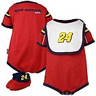 Jeff Gordon Red Infant Mesh Bib & Booties Set