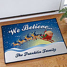 We Believe Christmas Doormat