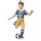 Boy Soccer Player Personalized Christmas Ornament
