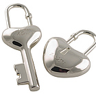 Personalized Key and Heart Keychains