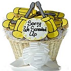 Sorry We Screwed Up Basket of Cookies