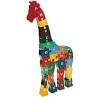 Wooden Giralphabet Puzzle
