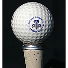 Vintage Golf Ball Wine Stopper