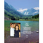 Personalized Poem with Mountain Scene for Son