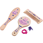 Personalized Ballerina Wood Vanity Set