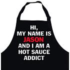 Personalized Hot Sauce Addict Apron