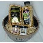 Fresh Popcorn Pottery Bowl Gift Set