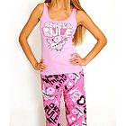 Chicks Rule Pink PJs