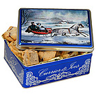 Currier and Ives Rectangular Cookie Gift Tin