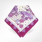 Ornamental Silk Square Scarf