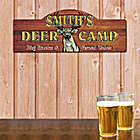 Deer Camp Personalized Wall Sign