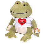 I May Be Your Valentine Prince� 'Kissed' Plush Frog