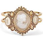 Cameo Lucite Bracelet