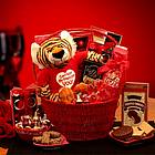 Paws Off! Red Hot Valentine Gift Basket