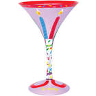 Sixty is Sexy Hand-Painted Martini Glass