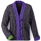 Donegal Tweed Fashion Cardigan