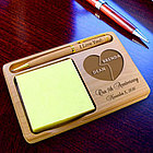 Personalized My Better Half Wooden Notepad & Pen Holder