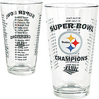 Pittsburgh Steelers Super Bowl XLIII Champions Roster Glass