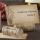 Wine Cork Place Card Holder with Themed Place Cards