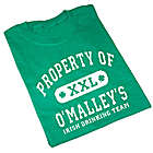 Property of Irish Drinking Team Personalized T-Shirt