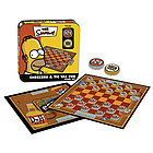 The Simpsons Checkers and Tic Tac Toe Game Set