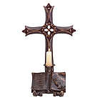 Cross & Bible Candleholder