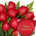 'Happy Anniversary' Speaking Roses Bouquet