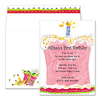 Girl's 1st Birthday Invitations