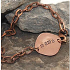 Personalized Copper Hand Stamped Bracelet