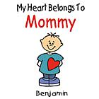 My Heart Belongs To Mommy Personalized T-Shirt