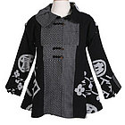 Black & White Batik Jacket