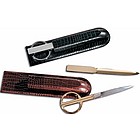 Crocodile Leather Library Set