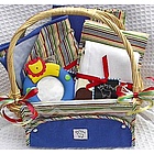 Stripeadelic Baby Boy Gift Basket